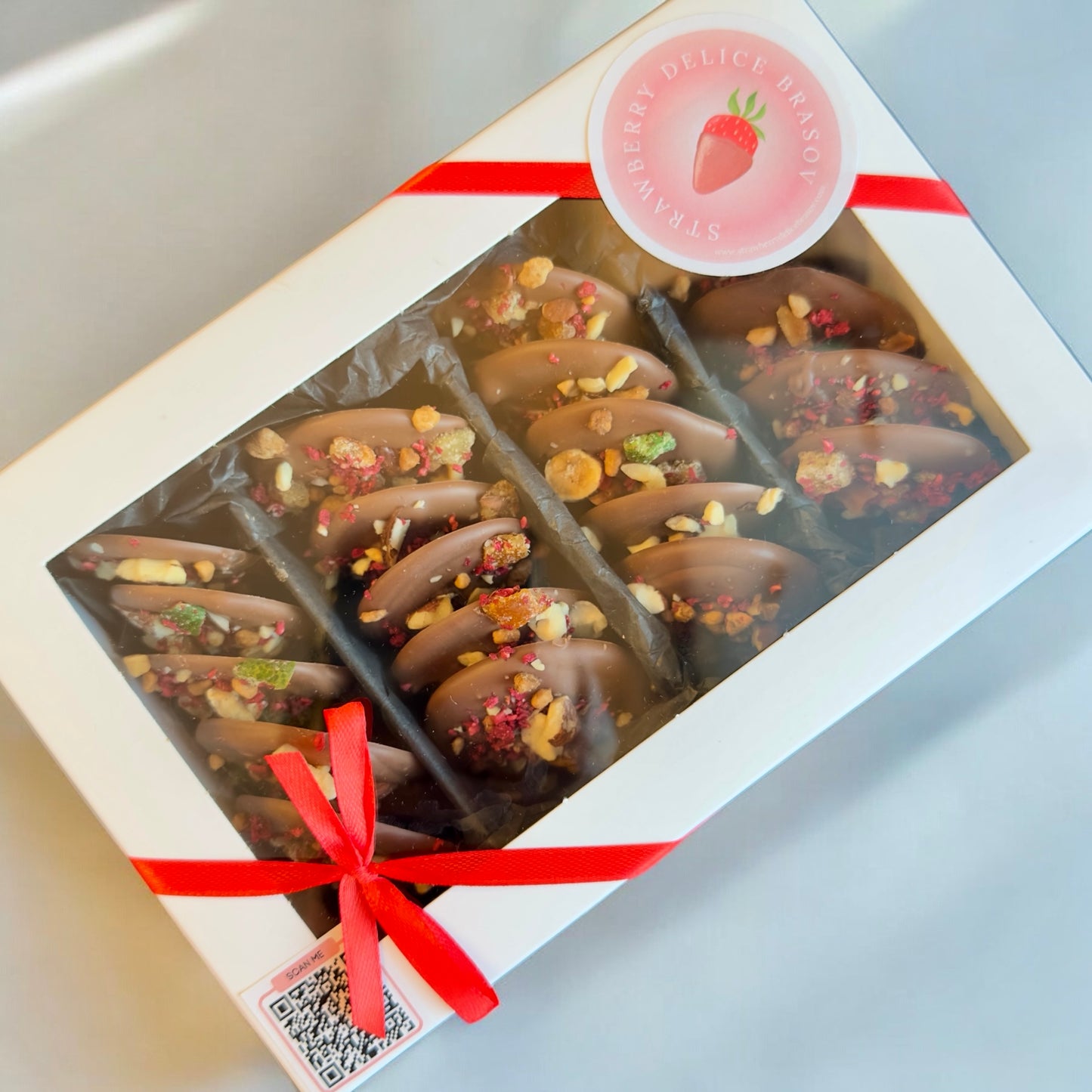 Choco Bites - banuti de ciocolata belgiana cu topping premium