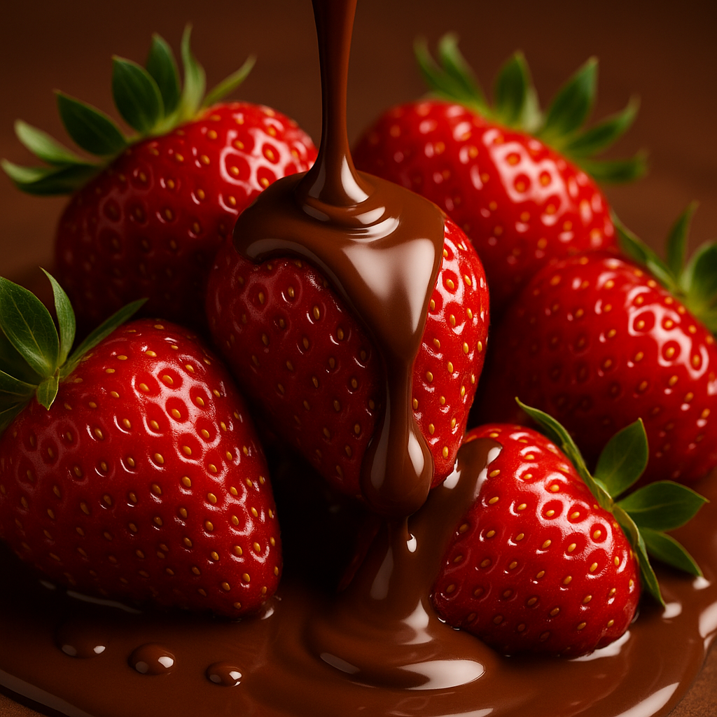 Capsuni in ciocolata